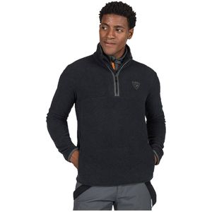 Rossignol Strawpile Fleece Met Halve Rits Zwart M Man