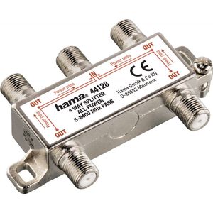 Hama 4-weg volledig afgeschermde SAT-verdeler