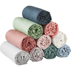 Vertbaudet - Effen - Hoeslaken - Katoen - Elastische Hoeken, Machinewasbaar, OEKO-TEX® STANDARD 100