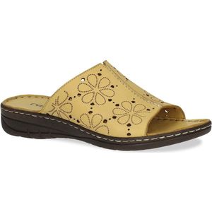 Caprice - Dames Slipper - G-breedte - Leer - Kleur: 604
