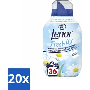 Lenor - Wasverzachter - Fresh Air Sensitive - Ultra Geconcentreerd - 36 Wasbeurten - Bulkverpakking - 20 stuks