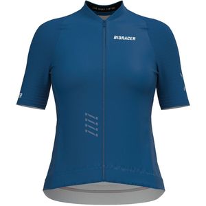 Bioracer Icon - Fietsshirt Dames Korte Mouw - Petrol Blue - Maat XS