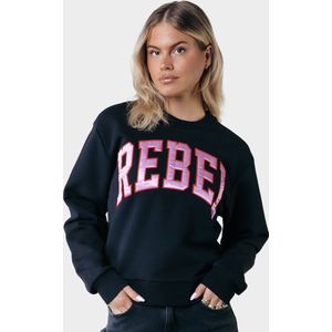 Colourful Rebel Rebel Patch Relaxed Sweat- XS