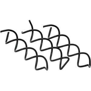 Spiraal Kapsel Haarspelden Set voor Knots - 20 Stuks, Zwart, Draaiwartel