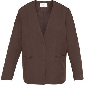 SISTERS POINT Game-bl - Dames Blazer - Brown - Maat XS