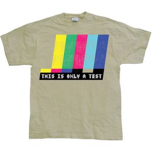 Hybris This Is Only A Test T-Shirt SH-1-13088-H1-9 Khaki-S