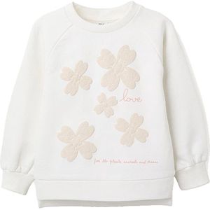 Zippy 3107398604 Sweatshirt Wit 3-4 Years Meisjes