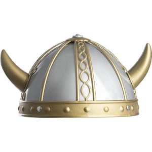 FUNIDELIA Viking Warrior-helm voor meisjes en jongens - Grijs