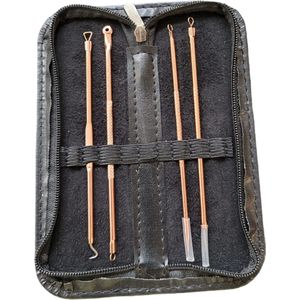 Blackhead Remover – Acne Verwijderen Set - Mee Eters & Puisten Verwijderaar - 4 delig met etui -oDaani