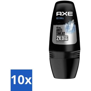 Axe - Deodorant Roller - 48hrs Anti Sweat - Ice Chill - Anti-transpirant - 50 ml - Bulkverpakking - 10 stuks