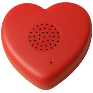 Praatknop Hartvorm – Voice Recorder - 120 sec Opname – Sprekend Hart