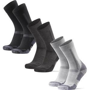 Hiking Socks Merino Wool for Outdoor Adventures - 3 Pairs