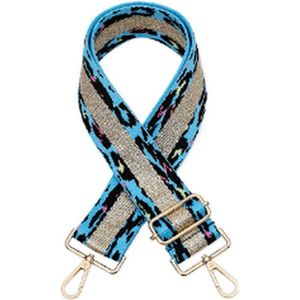 Bagstrap - tashengsel - accessoire - tas - multicolor - 5cm - verwisselbaar - match - hip - trendy - tijdloos - chique - cadeau - geschenk - feest - verjaardag - feestdagen - vrouwen - dames unisex