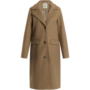 DreiMaster - Tussenjas - Grijsbeige - Wollen Look