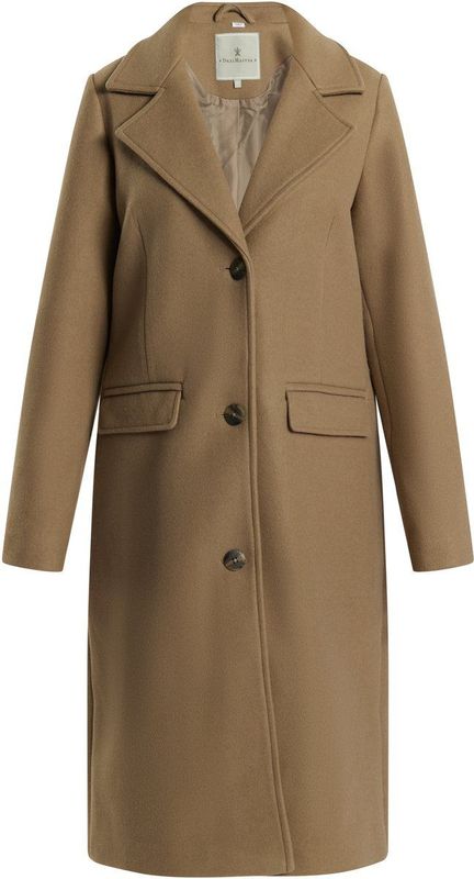 DreiMaster - Tussenjas - Grijsbeige - Wollen Look