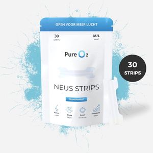 PureO2® | Transparante Neusstrips | 30 Strips