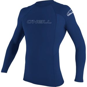 O'Neill Heren Basic Skins Lange Mouw Rash Guard - Navy