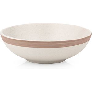 Diep Bord Keramiek Beige ARTHENA BEIGE 20 cm, 900 ml - Soepbord - Diepe Borden - Pastabord