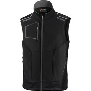 Sparco TECH Light Vest Bodywarmer - Gilet - Lichtgewicht Vest - Maat XXXL - Zwart/Grijs