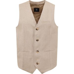 Suitable Gilet Loop Beige - Maat 46 - Heren