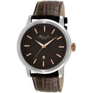 UHR, CLASSIC MENS SILVER BROWN