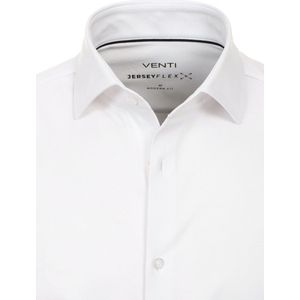 Venti Jerseyflex Overhemd Wit Modern Fit 123963800-000 - M