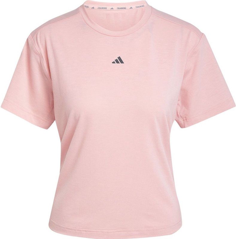 adidas - Power 3 Stripes - T-shirt - Roze - Korte Mouwen