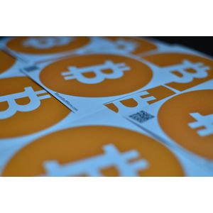 Bitcoin Stickers - Stickers - Bitcoin, Crypto, Cryptocurrency - Per 10 stuks - Stickers voor laptop, agenda, koffer, deur, fiets, auto, etc. - ""Stick with it