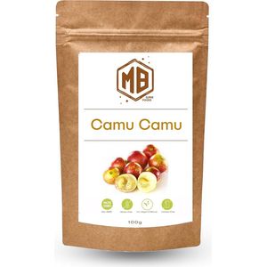 MB Superfoods Camu Camu Poeder van Hoogwaardige Kwaliteit 100g – Rijk aan Vitamine C & Antioxidanten – Vegan Superfood voor Energie & Weerstand