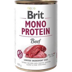 BRIT Mono Protein Rund - Hondenvoer - 6 x 400 gram