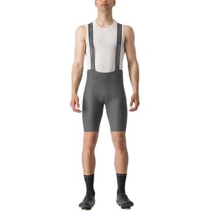 Castelli Espresso Bibshort heren fietsbroek Gunmetal Grey