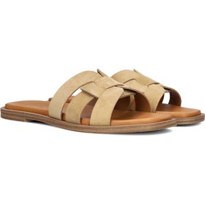 Notre-V - 22730 - Slippers - Zand - Suède - Katoenen Binnenkant