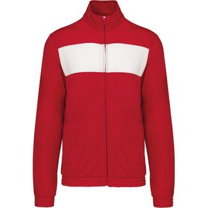 SportJas Unisex 3XL Proact Lange mouw Sporty Red / White 100% Polyester