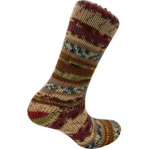 The Sockmaker sokken dames 36-41 - 1-pack Wool - duurzaam - Merino - Coffee