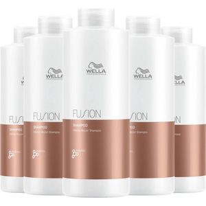 Wella Fusion Shampoo 1L - 5 Stuks - Voordeelverpakking