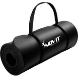 MOVIT® Yogamat 190 x 60 x 1,5 cm - Yoga Mat - Met Draagriem - Blauw