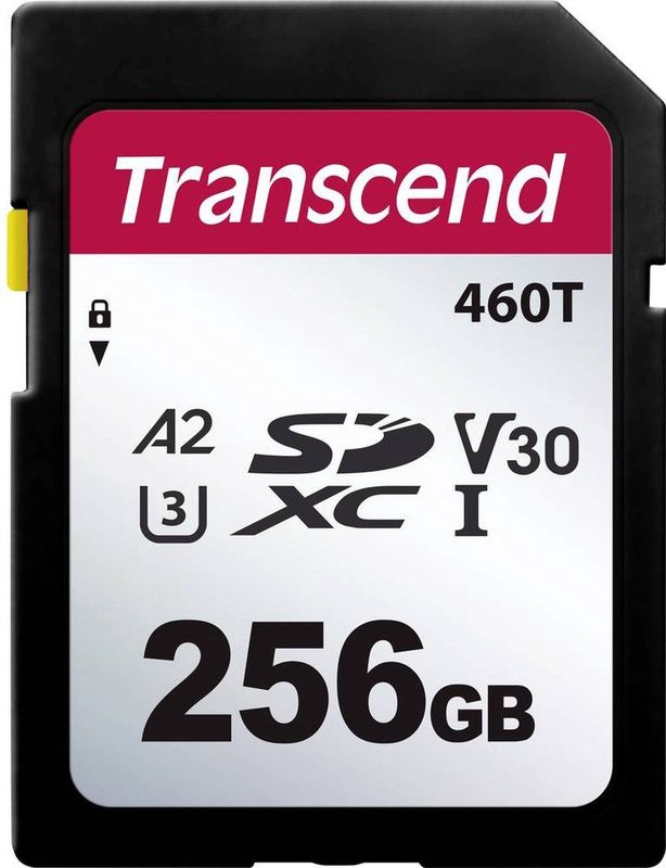 Transcend TS256GSDC460T-VS1 - SD-kaart - 256 GB - Geheugenkaart