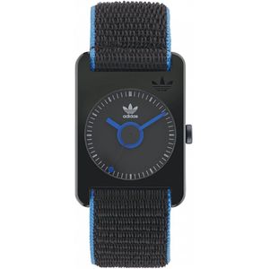 Adidas Retro Pop One AOST22542 Horloge - Textiel - Zwart - Ø 37 mm