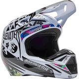 FOX V1 Image Cosmo Wit Zwart Crosshelm - Maat M - Helm