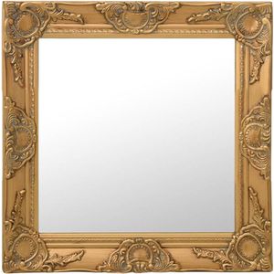 VidaXL-Wandspiegel-barok-stijl-50x50-cm-goudkleurig