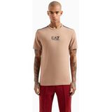 EA7 Emporio Armani - 6DPT10-PJTMZ - T-shirt - Beige - Korte Mouwen