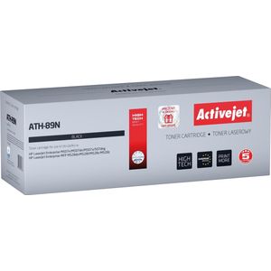 Activejet ATH-89N printertoner voor HP; Vervanging HP CF289A; Supreme; 5000 pagina's; zwart - met chip