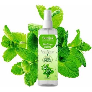 Biologische Bloemenwater van Citroenmelisse - Melissa officinalis - werkt ontstekingsremmend - tegen krampen 200 ml.