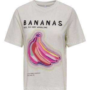 ONLY ONLBLINIS LIFE S/S FRUIT TOP BOX JRS Dames T-shirt - Maat M