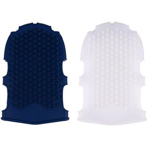 Massage-badborstel van siliconen luffa-handschoenen shampoo-schrobber siliconen handschoenen baby badborstel siliconen borstel siliconen body matte wasser