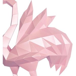3D Papercraft - Flamingo