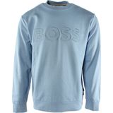 Hugo Boss - Katoenen Trui - Blauw - 100% Katoen