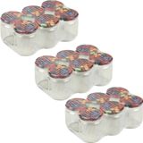 Weckpotten - Set van 24 - 540 ml - Glas - Weckpotten