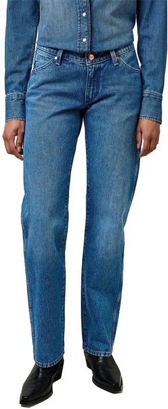 Wrangler Cowboy Straight Fit Lage Taille Jeans