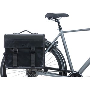 Dubbele fietstas Urban Load MIK Zwart - 48-53 liter - Dekzeil paktas - Grote capaciteit Waterproof bicycle bag